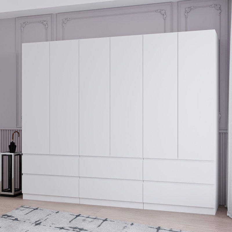 Grande armoire autoportante à 6 tiroirs