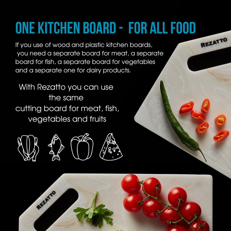 Antibacterial Cutting Boards REZATTO Perla RZT-12
