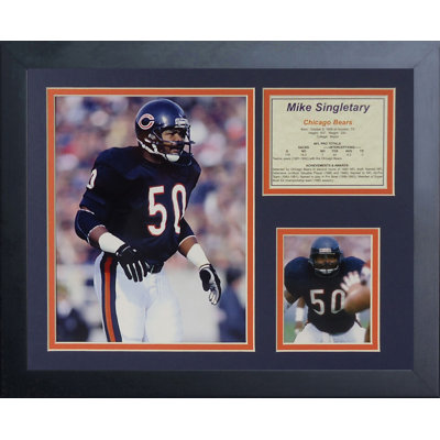 Chicago Bears Mike Singletary Framed Memorabili