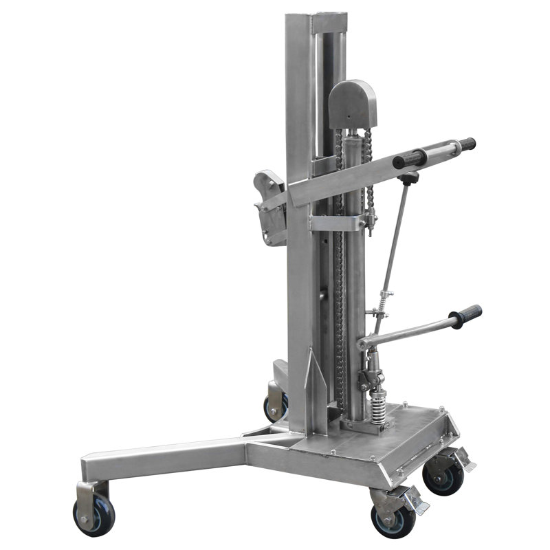 Élévateur à tambour en acier inoxydable