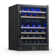 Newair 24" 46 Bottle Dual Zone Built-in Wine Refrigerator with Beechwood Shelves and Safety Lock