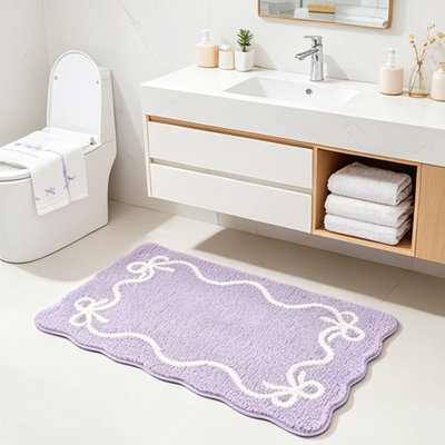 Tapis de salle de bain doux
