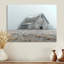 Gris, grange d'hiver moderne Marvel - salon d'art mural de grange-1138305941-1301736261