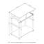 Desideria Computer Desk for Laptop Notebook