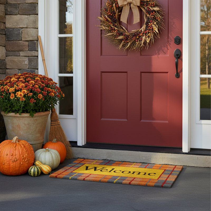 Tapis de porte intérieur / extérieur antidérapant Calloway Mills, L 24 po x L 36 po