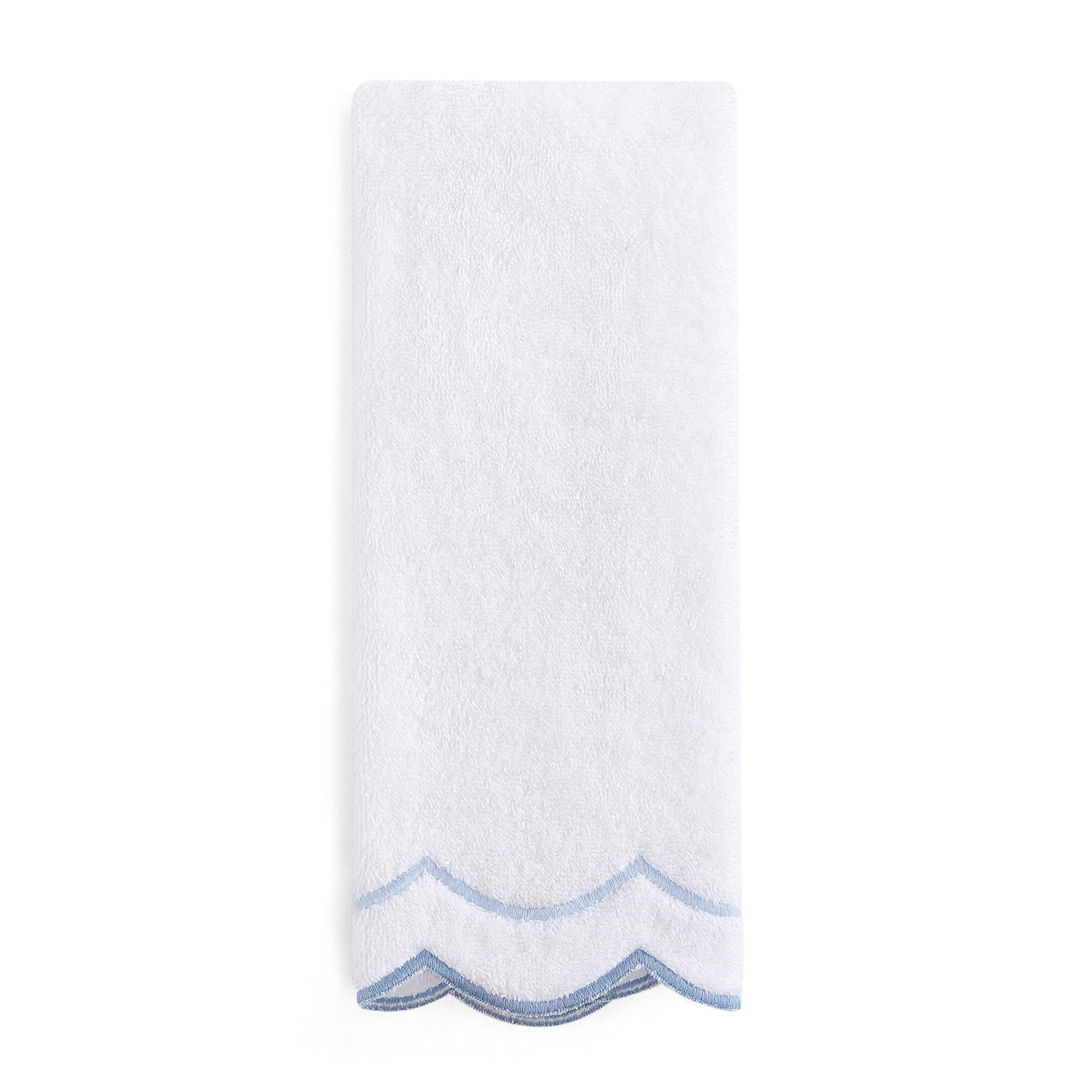 Peri Home Scallop Hand Towel, Blue