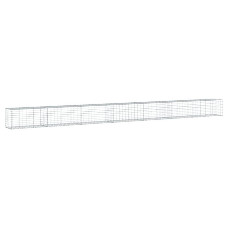 Annot Metal Border Fencing, 50cm H x 700cm W x 50cm D