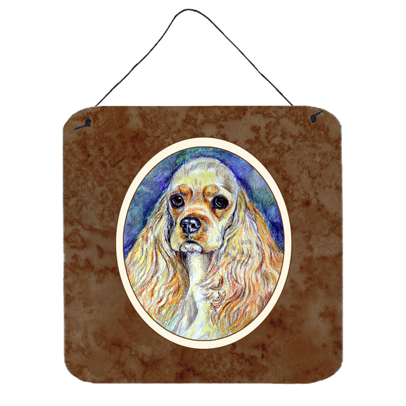 Landscape & Nature Wall Decor on Metal, Cocker Spaniel