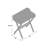 Bansom Solid Wood 28" Folding Desk with Storage and Drawer-687940259