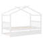 Wooden House Bed with Trundle-786007727-786007726