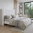 House of Hampton Modern Velvet Upholstered Platform Bed with Wingback Tufted Headboard-307880689-306087433