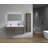 Seavy 59 " W Wall Mounted Wall Mounted 2 Double Vanity Bathroom Vanity With Acrylic Top-1828634190