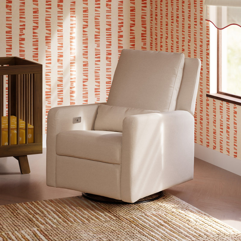 Sigi Electronic Recliner And Glider In Eco-Performance Fabric With USB Port | Water Repellent & Stain Resistant
