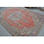 Tapis rétro, tapis de 5,8 x 9,4 pi, tapis turc, tapis de chambre à coucher, tapis Boho bleus, tapis de décoration intérieure
