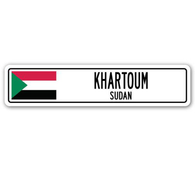 Plaque de rue Khartoum
