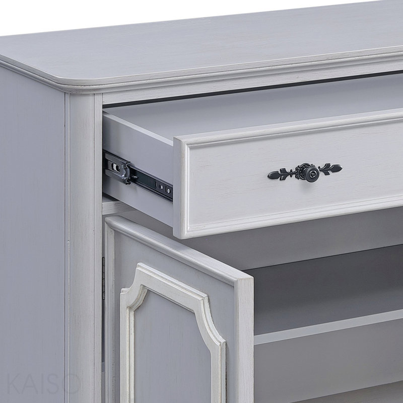 Gray Finish Cabinet