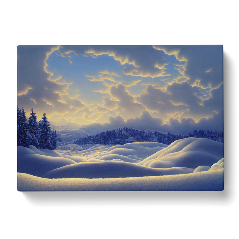 Winter Forest Landscape Vol.1 - Wrapped Canvas