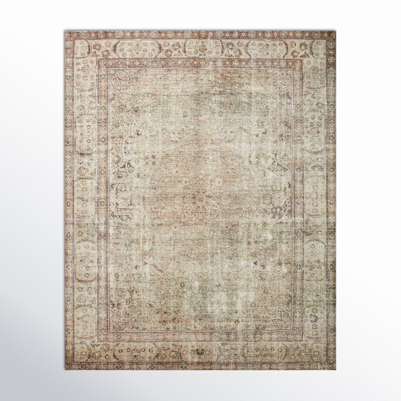 Loloi Margot Antique/Sage Area Rug feat. CloudPile, Rectangle 8'6" x 11'6"