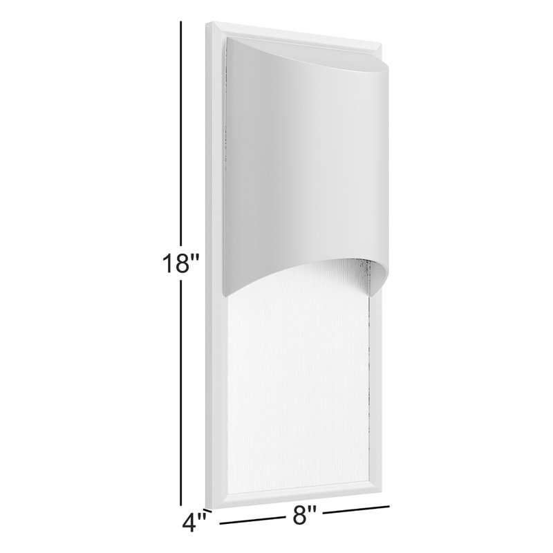 Cascade Outdoor Flush Mount, Bronze, MED