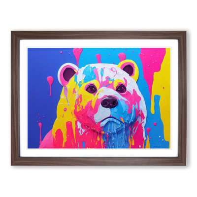 Bear Paint Splash Vol.5 - Single Picture Frame Print