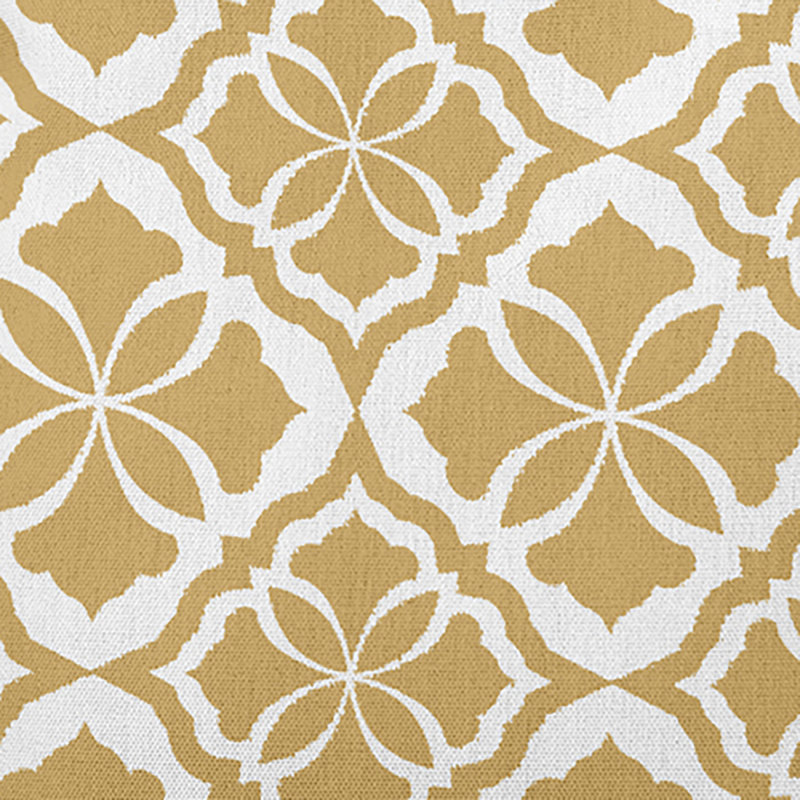 Housse et insert de coussin carré d'extérieur Tropical Resort, H 18 po x l 18 po x P 3 po, Jaune
