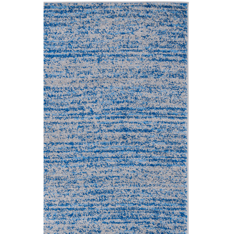 Riebe Abstract Gray Area Rug, Rectangle 3' x 5'