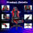 Gymax Adjustable Reclining Ergonomic Faux Leather Swiveling PC & Racing Game Chair-63556132