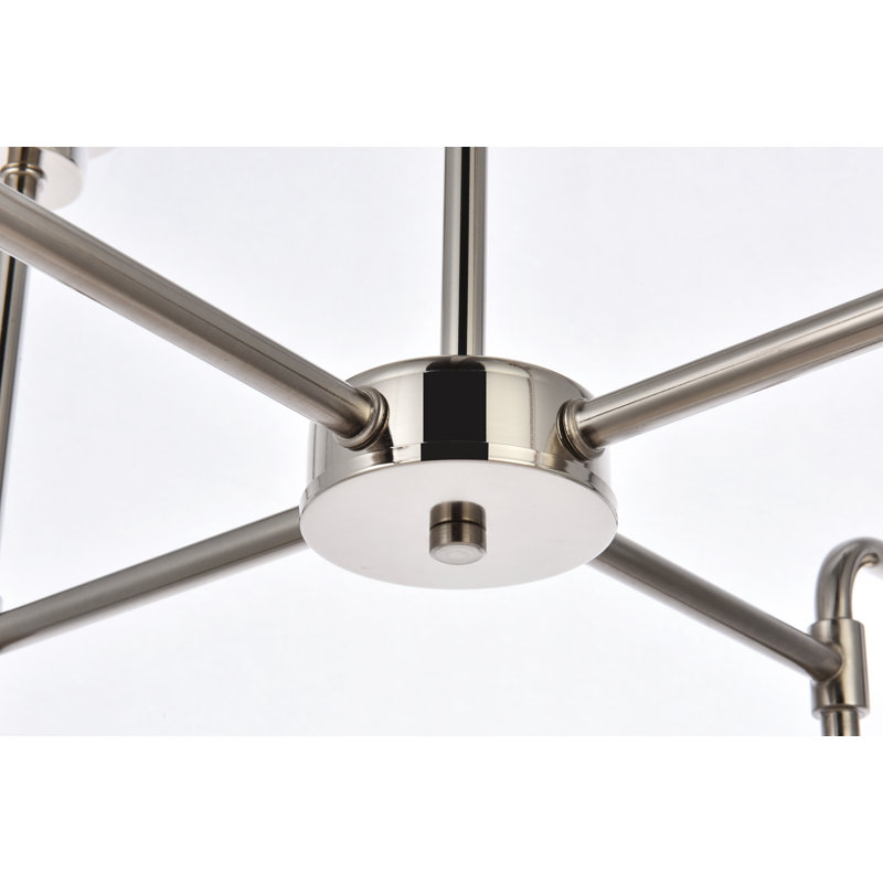 Orla 8 - Light Pendant, Clear, Polish Nickel