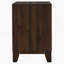Table de chevet 2 tiroirs Walnut