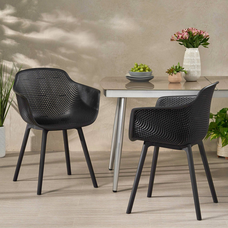 Chaise Lotus, Noir