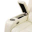 Ensemble de canapé de salon inclinable électrique en cuir 2 pièces avec chargeurs sans fil et lumières DEL-194155653