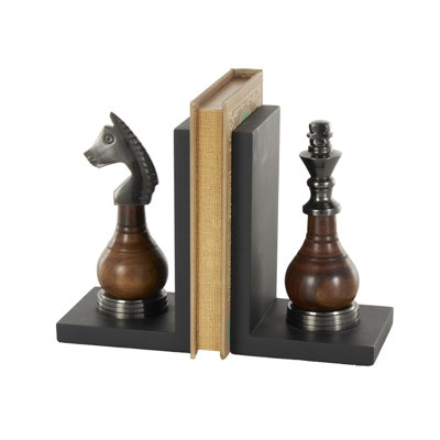 Serre-livres en métal et aluminium Cole