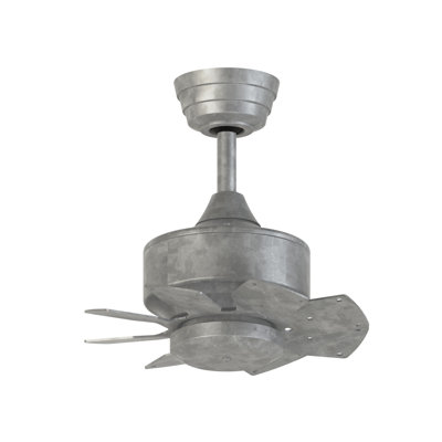 Ventilateur de plafond intelligent d'intérieur / extérieur Levon Custom DC - galvanisé