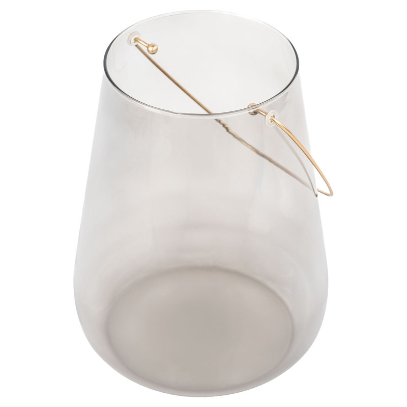 Water Drop Hurricane Candle Holder, 10.25" H x 8.5" W x 8.5" D