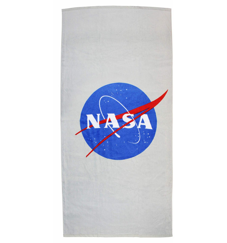 GalacticWave NASA Meatball Logo Beach Towel