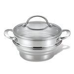 Anolon Classic Stainless Steel Universal Steamer Insert with Lid