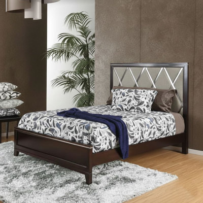 Samuel Brown Wood Frame Eastern King Panel Bed