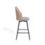 Swivel Yes Chenille Bar Stool-1362592455