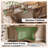 55.12" Solid Wood Console Table With Artistic Wave-Shaped Base