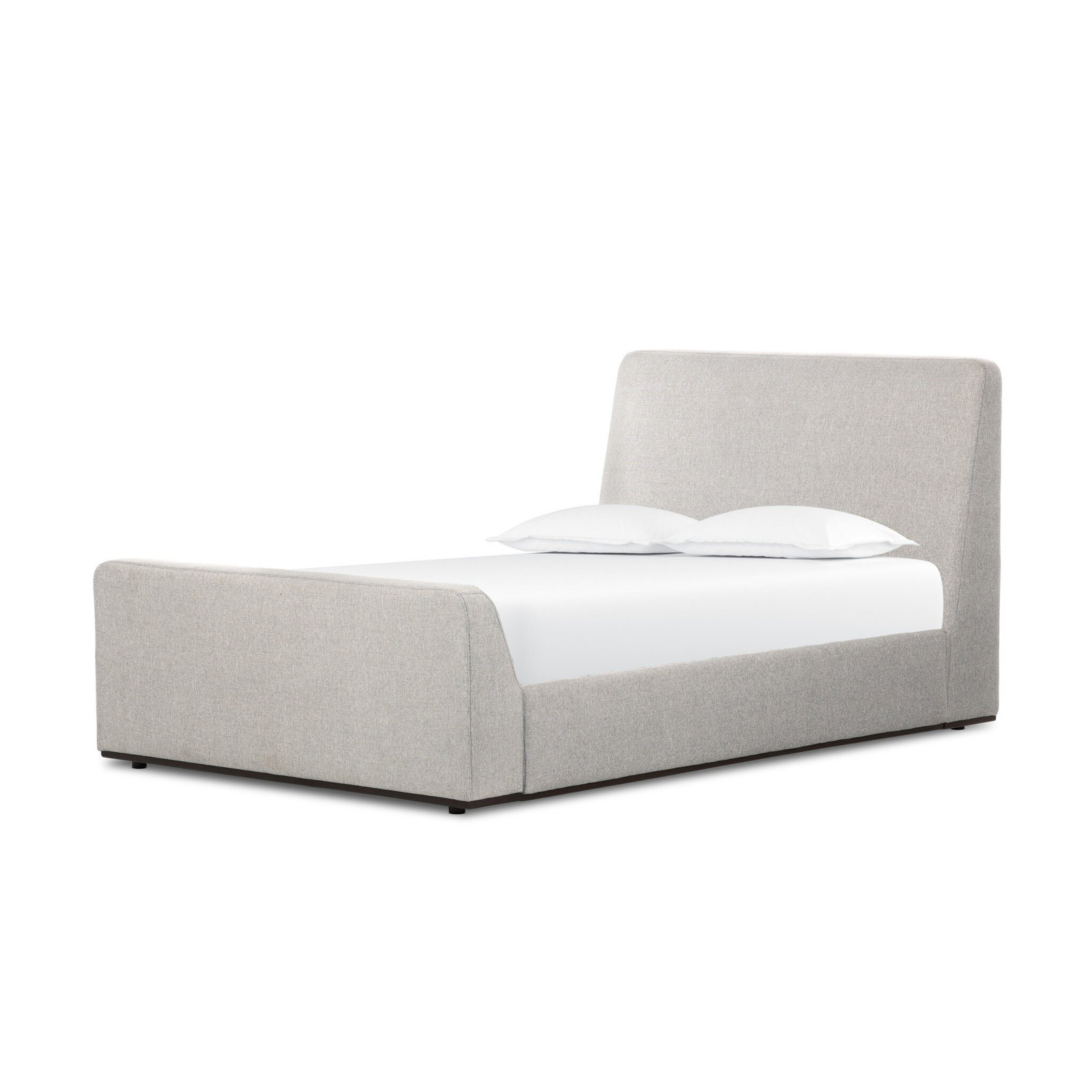 Platform Bed, King, Aldred Silver