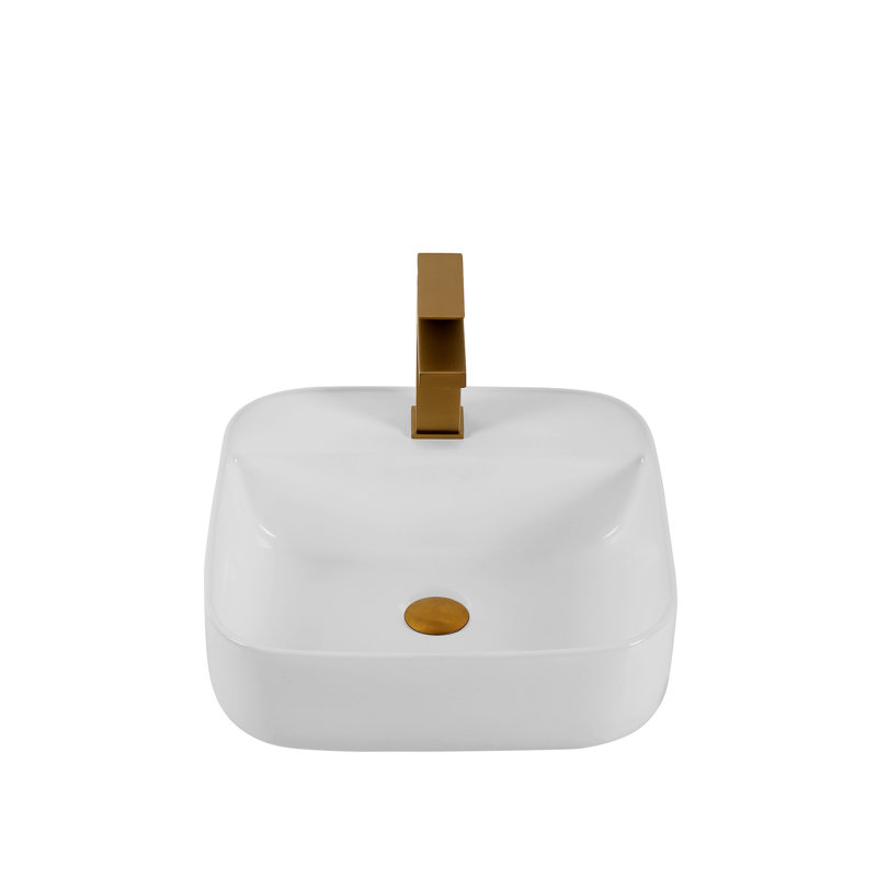 Modern Ceramic Countertop Basin Sink - Enhances Bathroom Elegance High-Gloss Adds A Glamorous Look