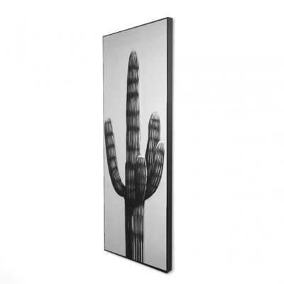 «Cactus solitaire noir et blanc» sur