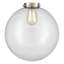 Nouveau - Mini luminaire suspendu à tige 1 lumière 8 "Alfonsa - Nouveau - 2 ampoules DEL - Finition chrome poli - Abat-jour granuleux-112805199-112805205-112805206