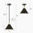  1-Light Large Single Cone Kitchen Island Pendant