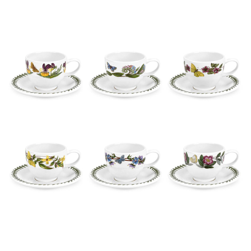 Portmeirion, Botanic Garden - Espresso Cups & Saucers