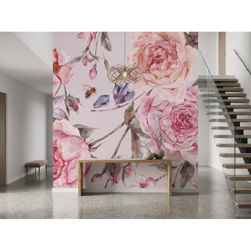 Murale, l 100 po x H 100 po, adhésif en vinyle, 100"W x 100"H, Vinyl Peel and Stick