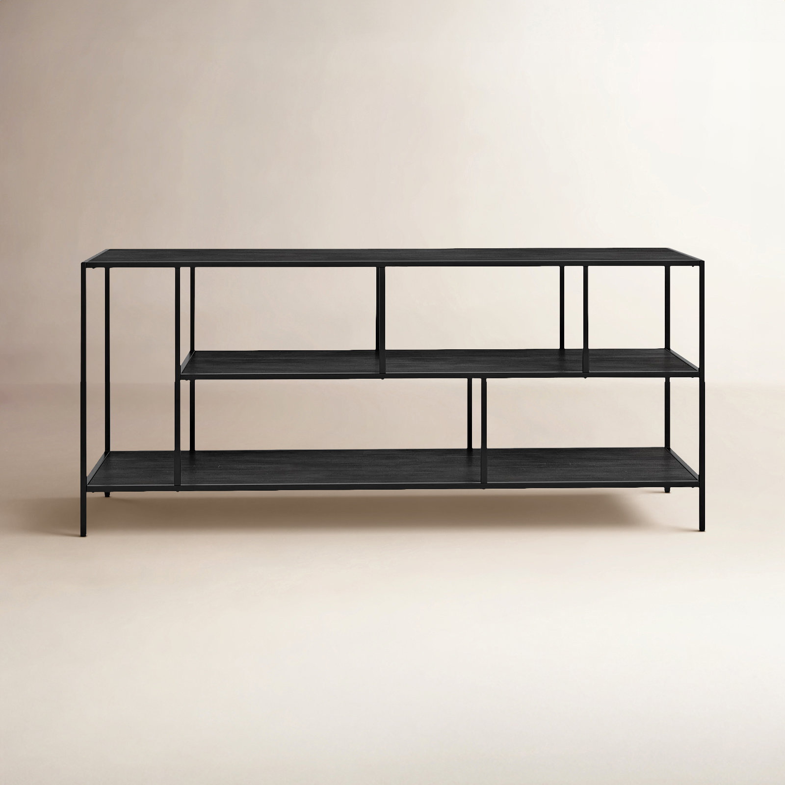 Level 55'' Media Console, Blackened Bronze