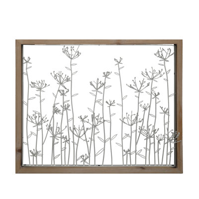 VIP Metal White Wired Flower Frame