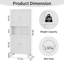  Armoire de rangement en métal de 69 po de hauteur, garde-manger avec support pour micro-ondes-1680243369