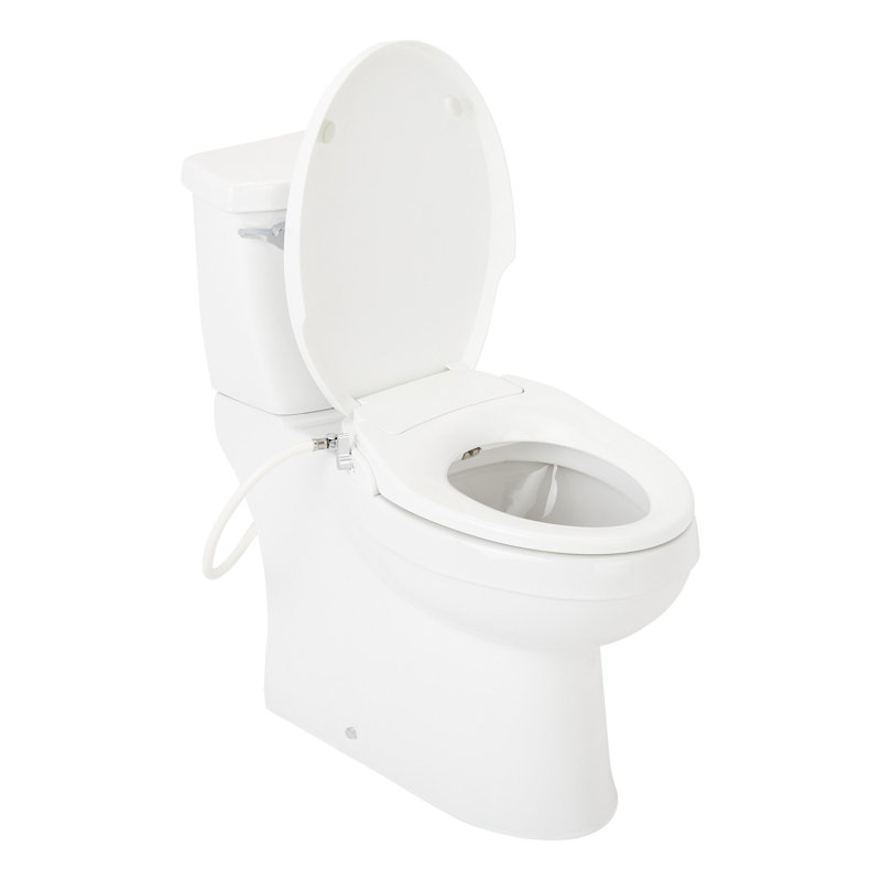 Toilette allongée deux pièces Bradenton 1,28 GPF, Blanc